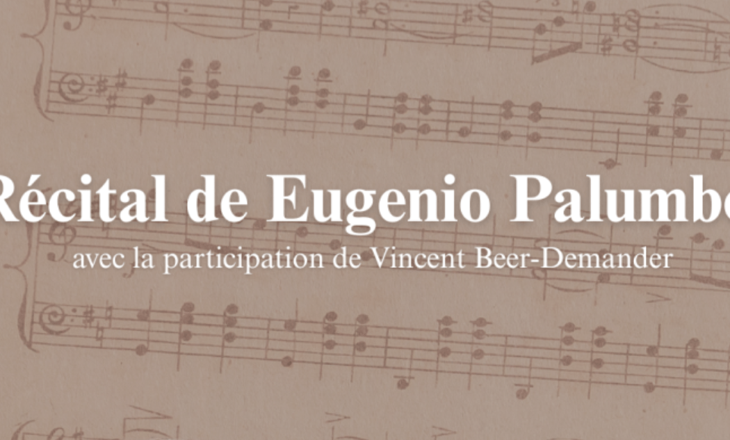 Récital de Eugenio Palumbo 1