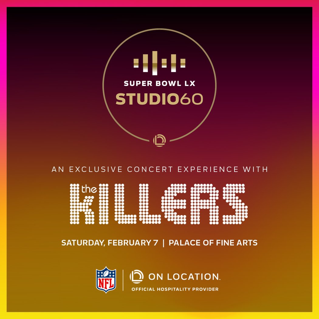 Super Bowl LX Studio 60 – The Killers 1