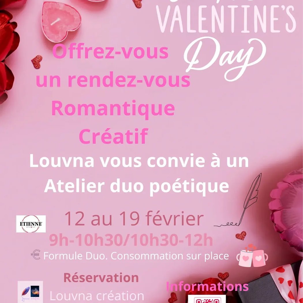 Rendez-vous romantique et créatif : Duo poétique Valentine's days 1