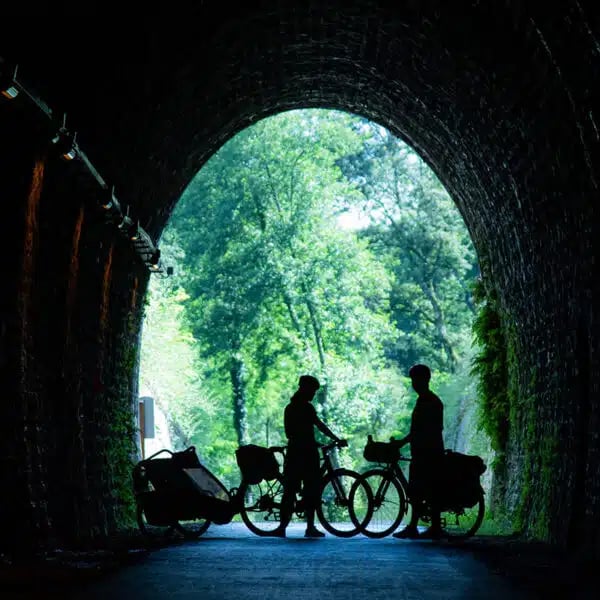 Voie verte ancien tunnel voie ferrée 1