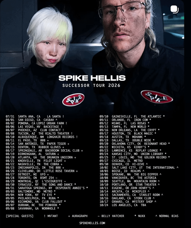 Spike Hellis with NUXX