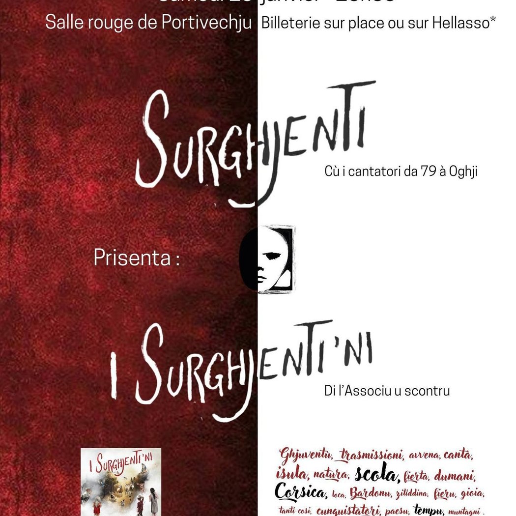 Concert exceptionnel : I Surghjenti prisenta I Surghjent'ini 1
