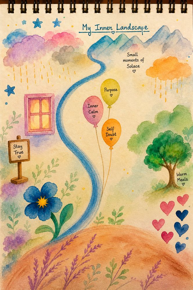 My Inner Landscape - A guided creative journaling workshop 3