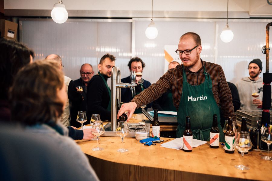 Atelier Maître Brasseur de brassage de bière à La Beer Fabrique 2