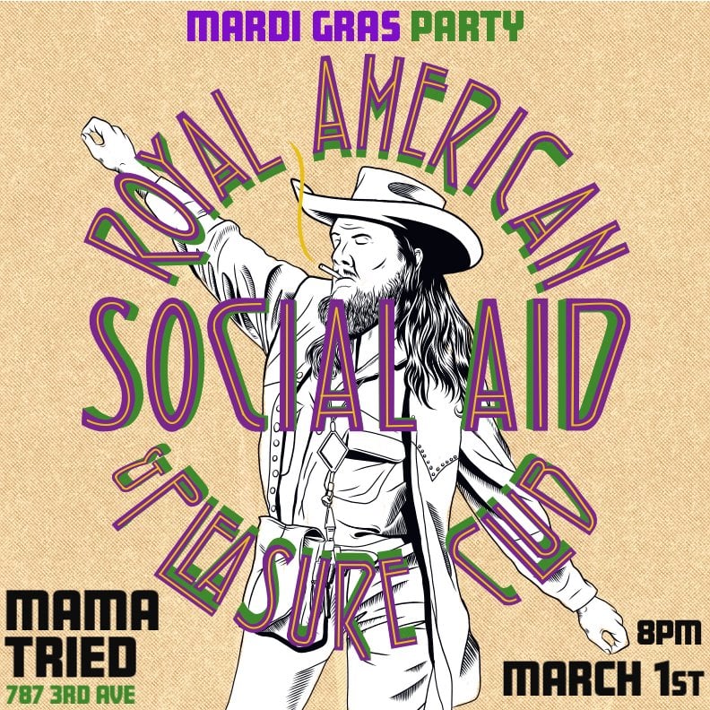 Mardi Gras party 1