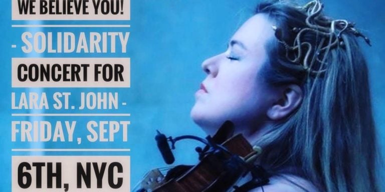 We Believe You! Solidarity Concert for Lara St John 1