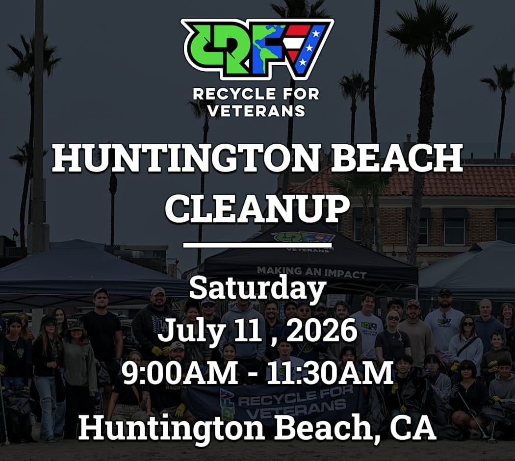 Huntington Beach Cleanup with Veterans 1