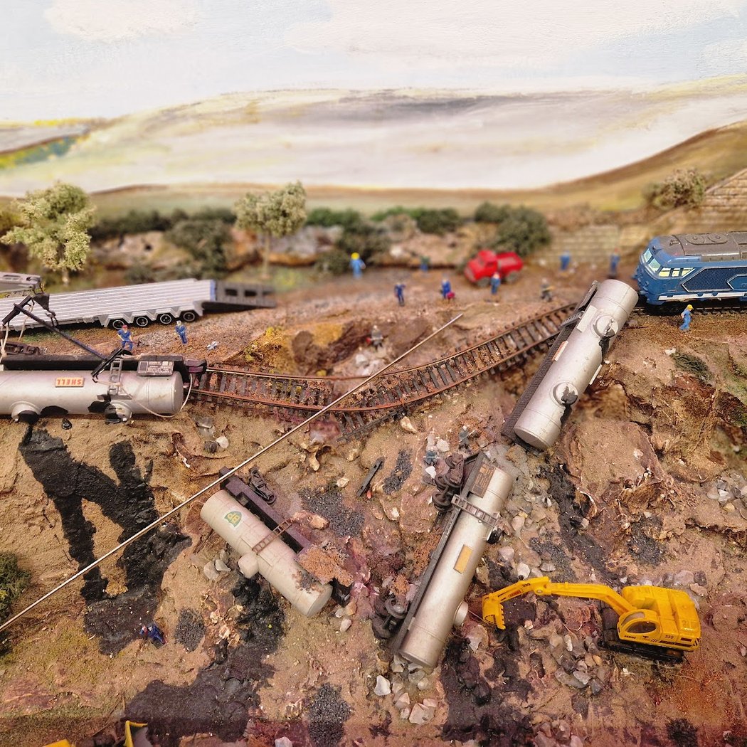 Présentation de réseaux ferroviaires miniatures et bourse d'échange 2