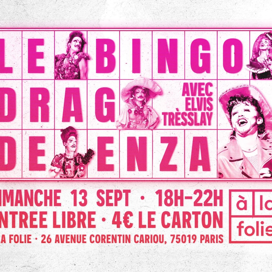 Bingo Drag de Gigi Von Dredee avec Enza & Elvis Trèsslay