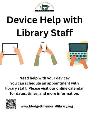 Device Help with Library Staff 1