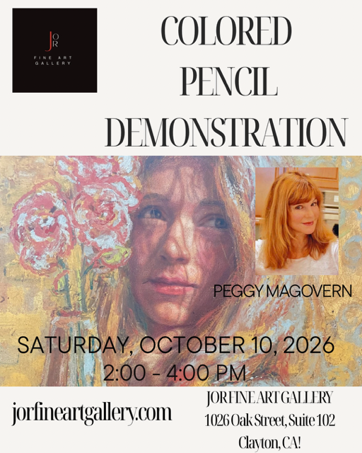 Colored Pencil Demonstration by Peggy Magovern