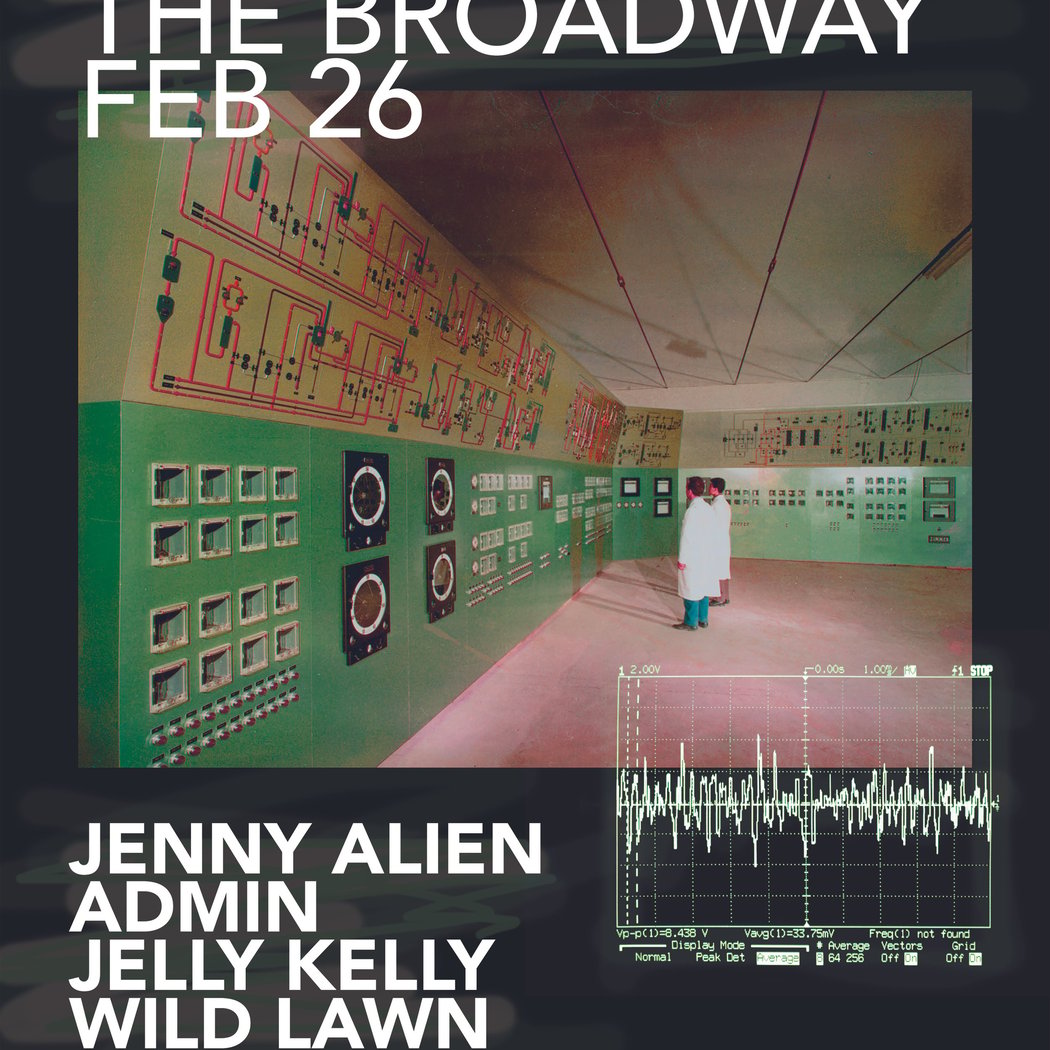 Jenny Alien headlines with Admin, Jelly Kelly and Wild Lawn 1