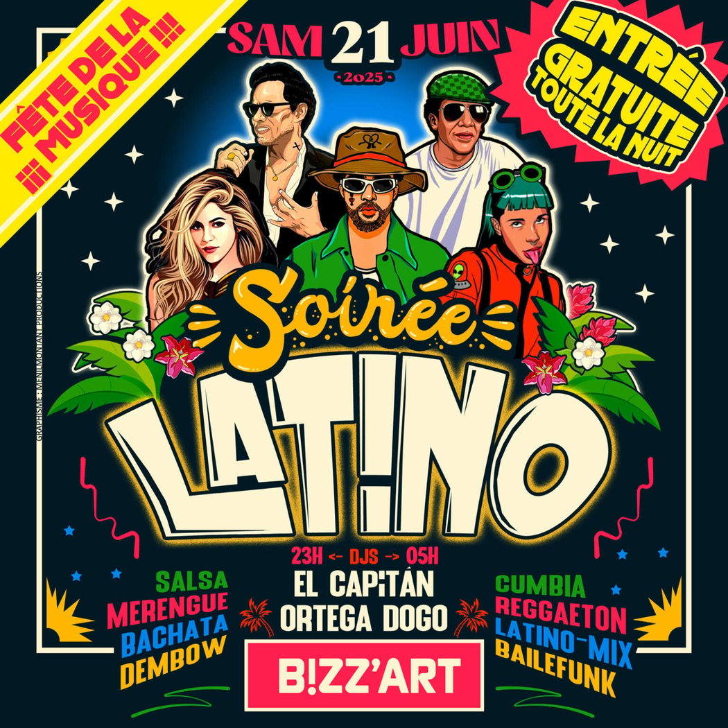 SOIRÉE LATINO & BIZZ’ART FÊTENT LA MUSIQUE 1