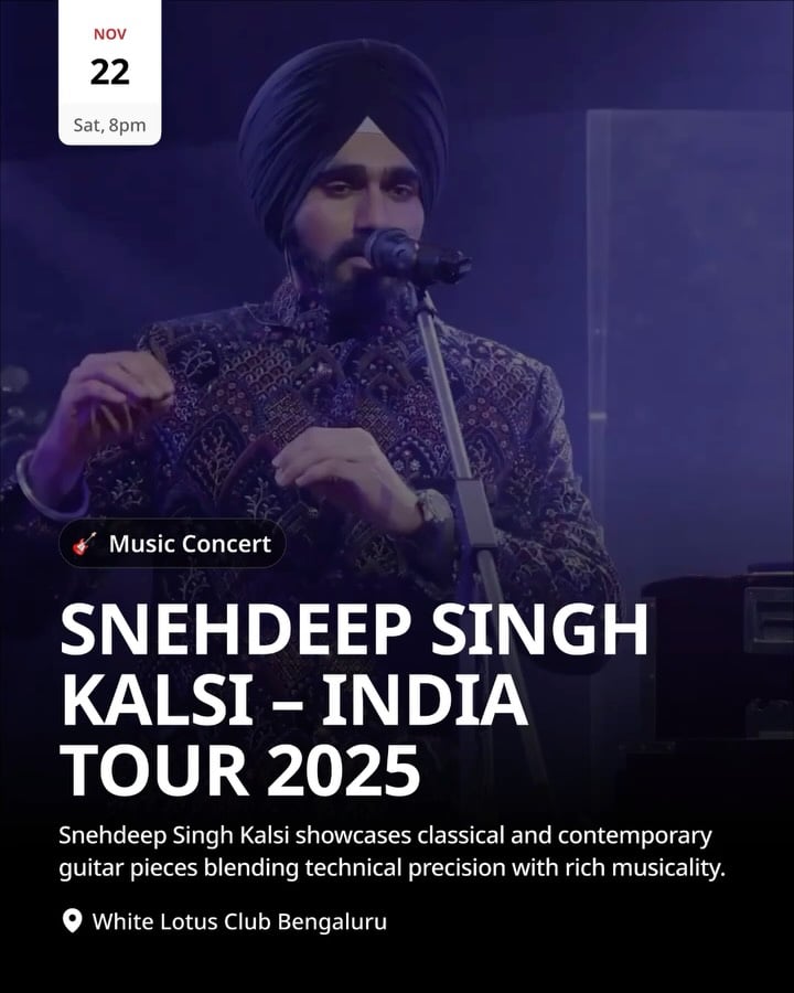 Snehdeep Singh Kalsi – India Tour 2025 1