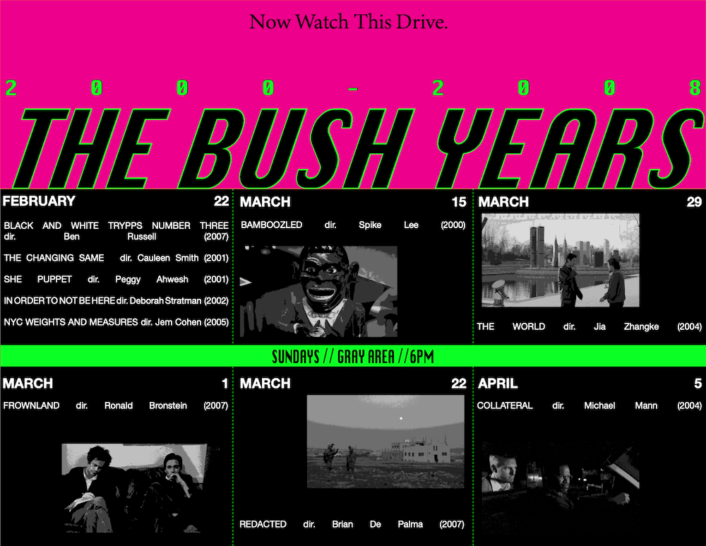 The Bush Years 1