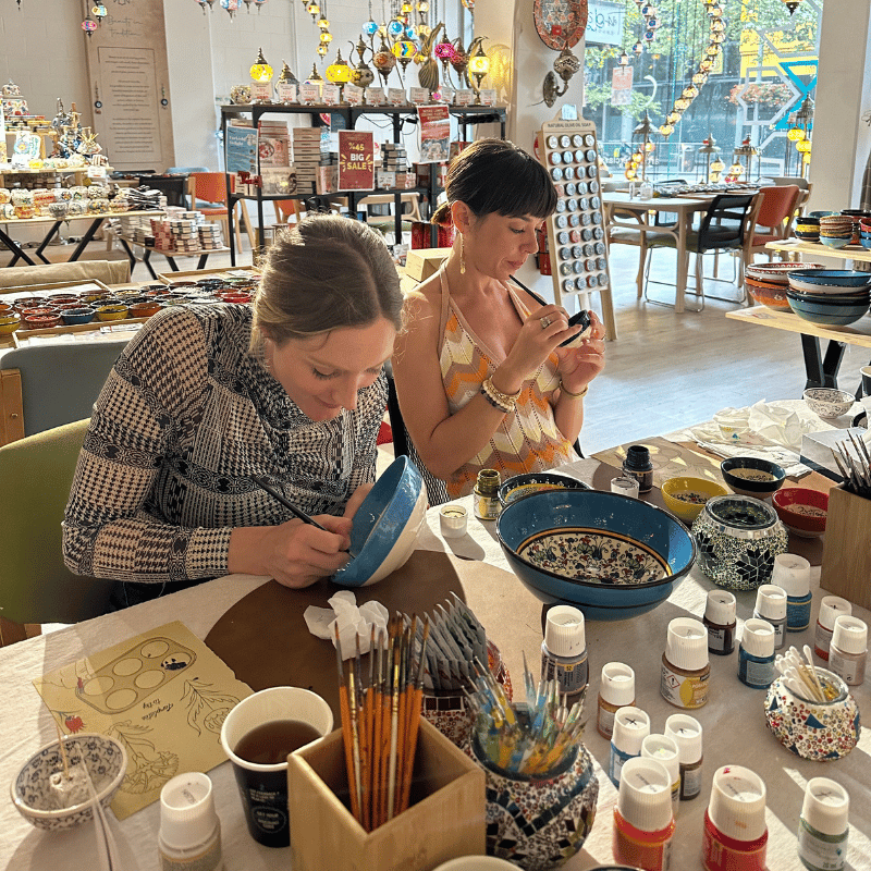 Ceramic Paint and Sip Classes 2