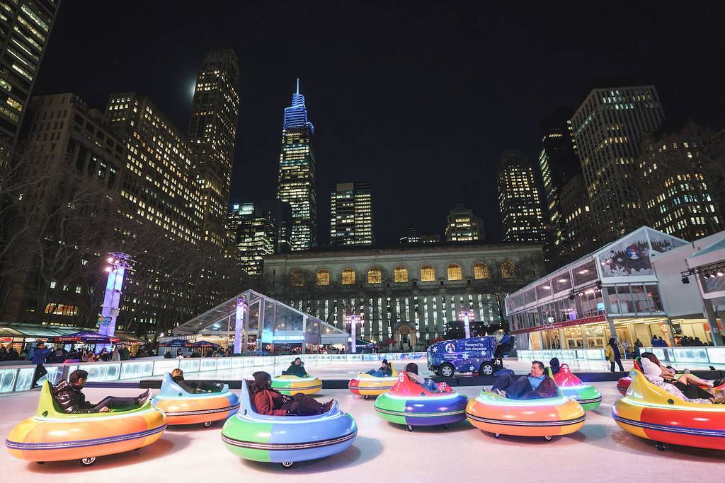 Winter Bumper Cars at the Ice Rink 1