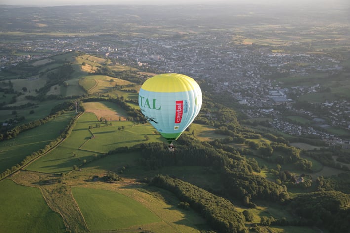 Voler en Montgolfière Cantal Auvergne 1