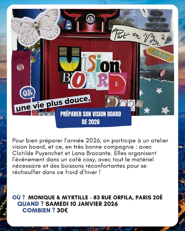 PRÉPARER SON VISION BOARD DE 2026 1