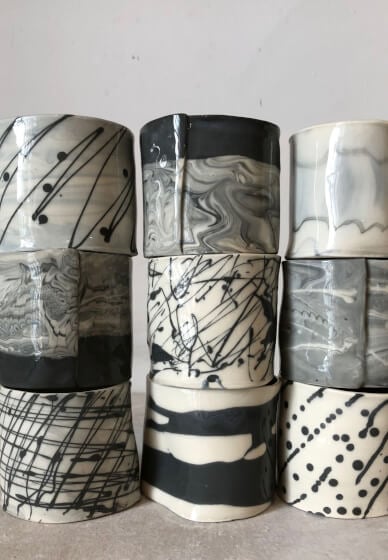 Porcelain Mugs Pottery Class 2