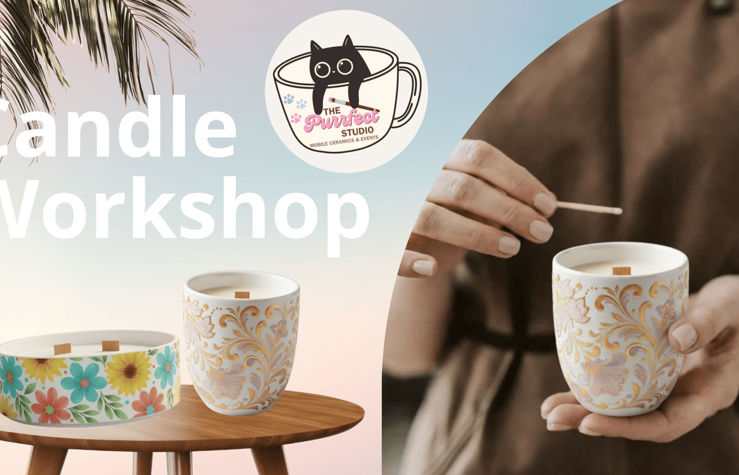 ✨🕯️🎨 Candle Workshop 🎨🕯️✨ I Keramik bemalen I Matcha I Kerzen Workshop 1
