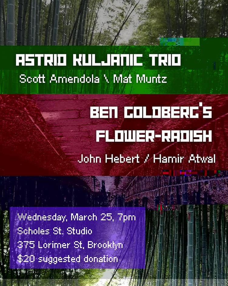 Astro Kuljanic Trio Ben Goldberg's Flower-Radish 1