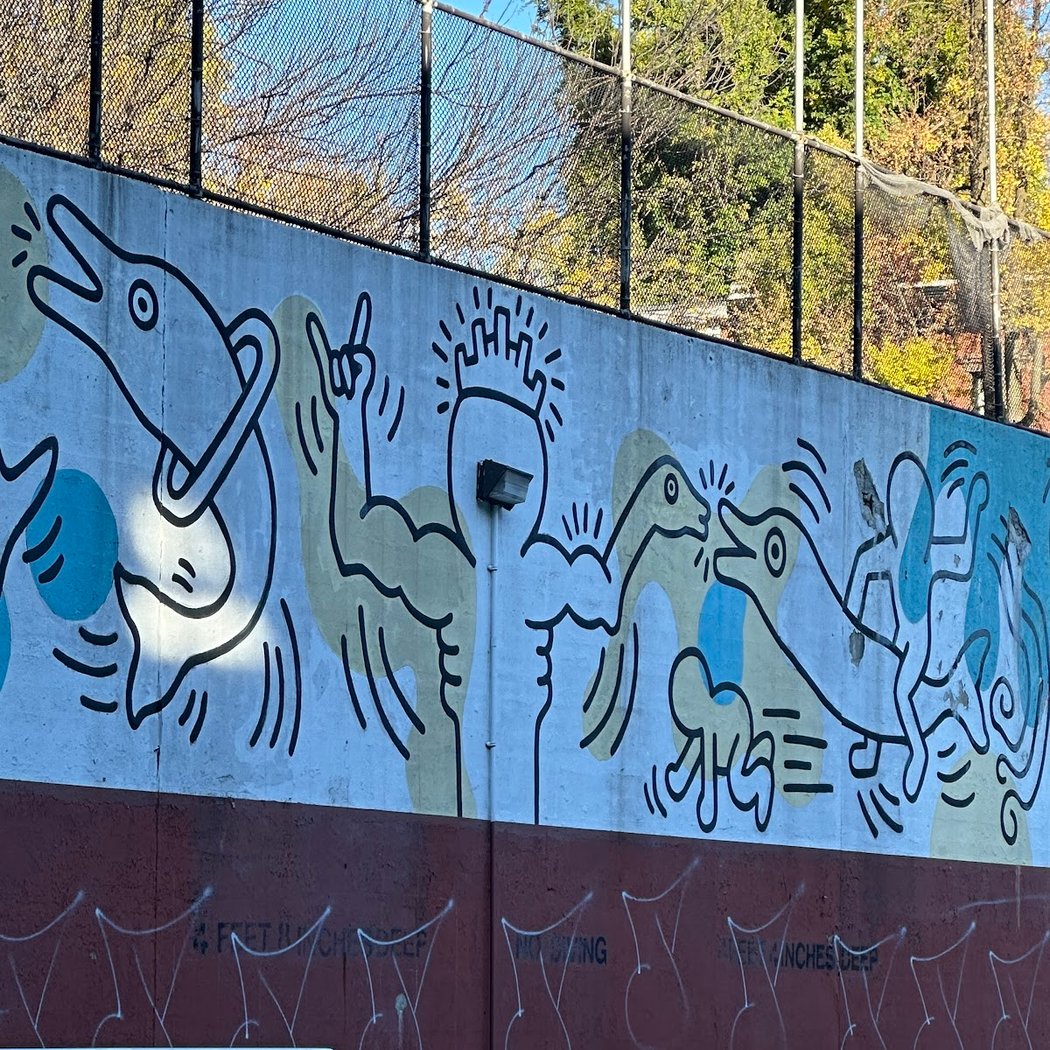 Keith Haring Mural 1