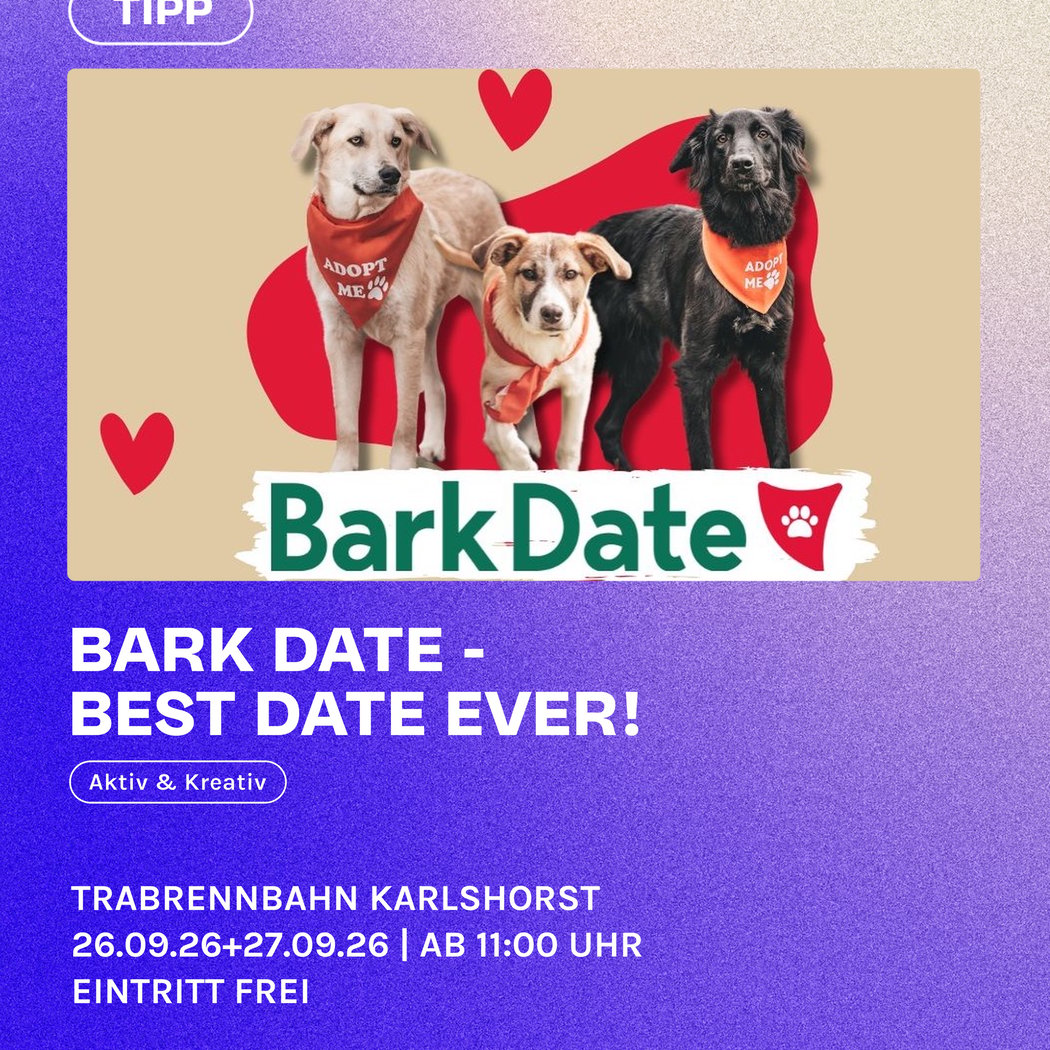 Bark Date - Best Date Ever!
