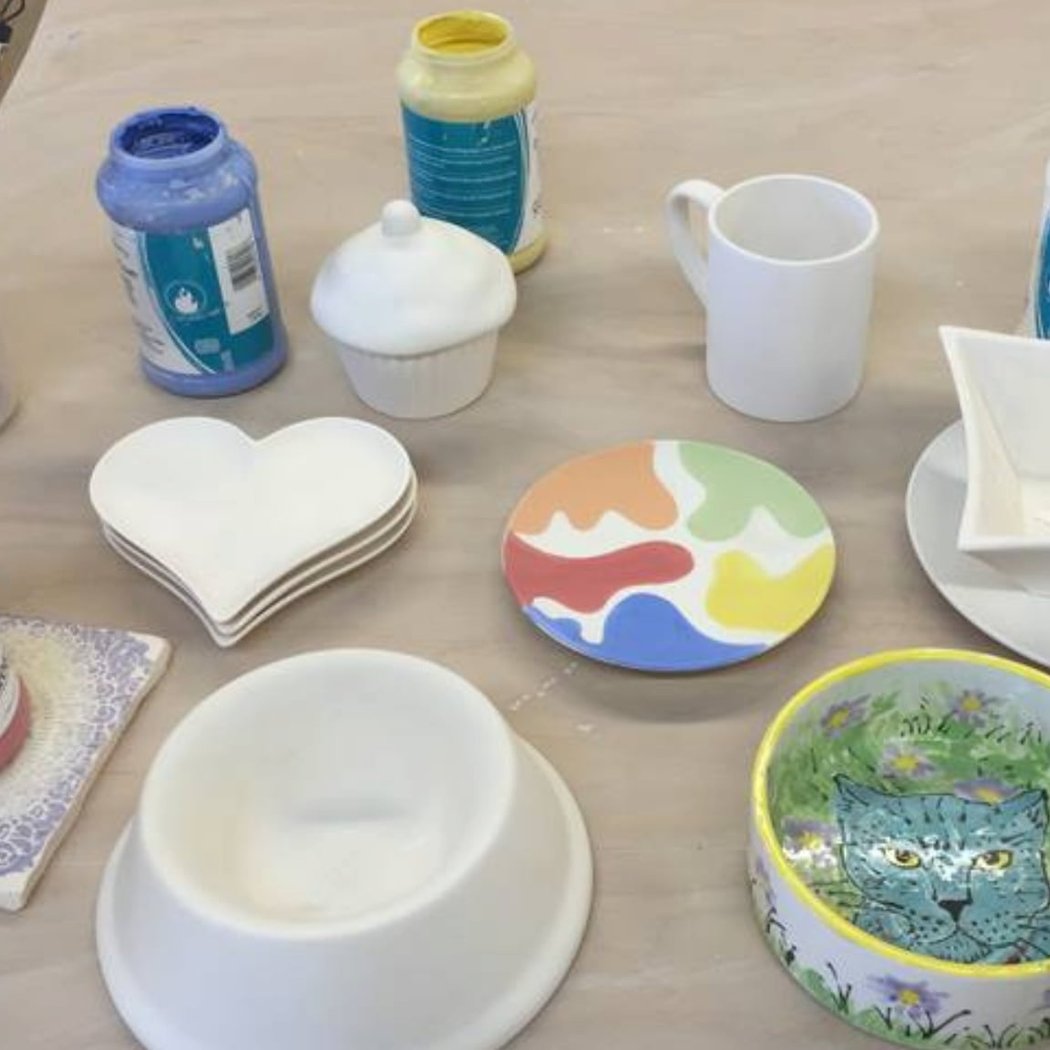 Nimbus Arts U-Paint Pottery Class 1