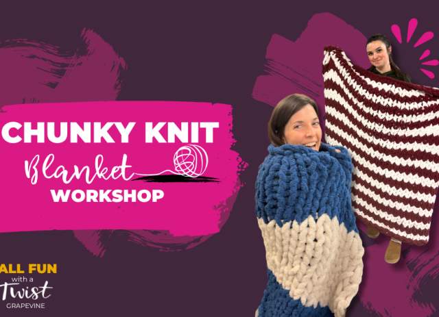 Chunky Knit Blanket Workshop 1