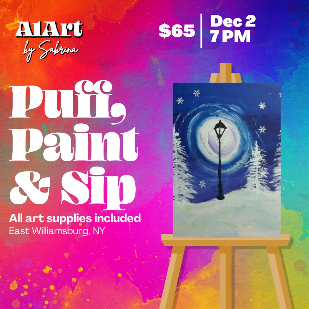 Puff, Paint and Sip Art Studio 1
