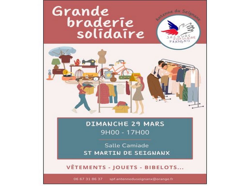 Braderie du Secours populaire 1