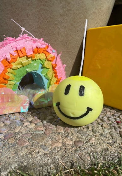 Candle Making Class: Smiley Face Candle 1