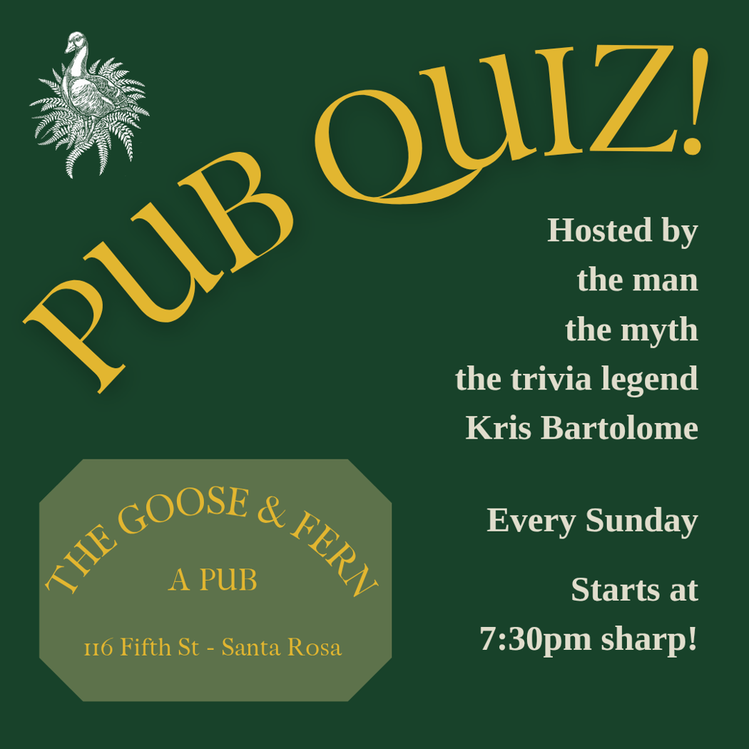 Pub Quiz 1