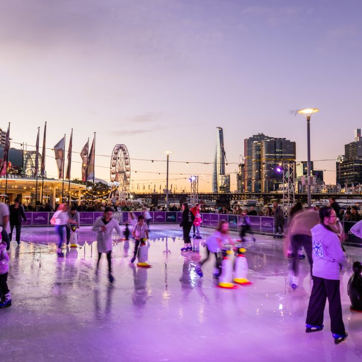 Ice Skating at Darling Harbour 4