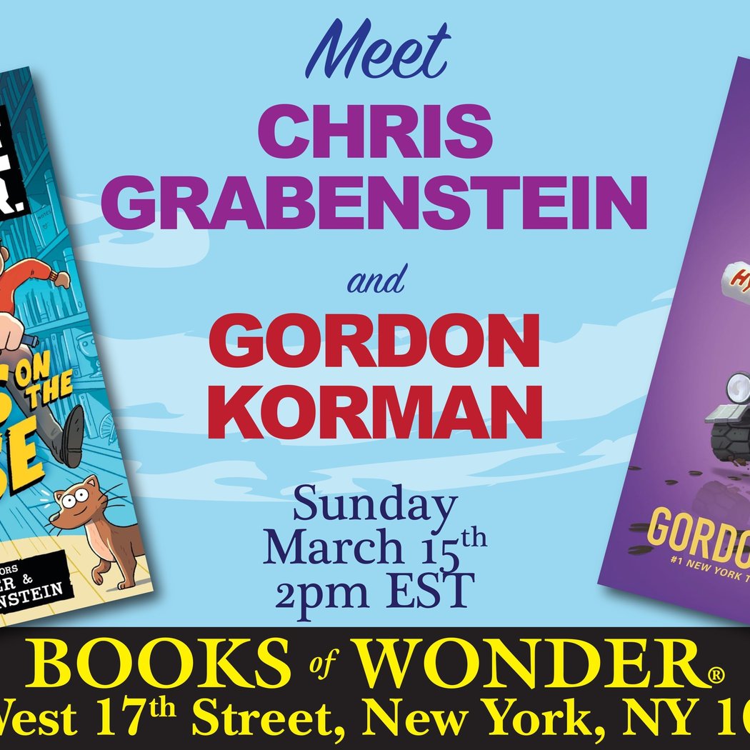 Meet Gordon Korman & Chris Grabenstein 1