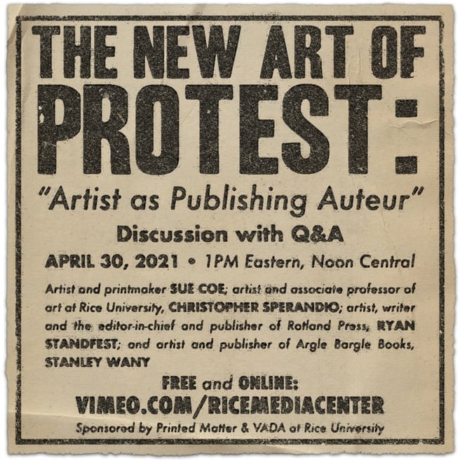 The New Art of Protest: Artist as Publishing Auteur 1