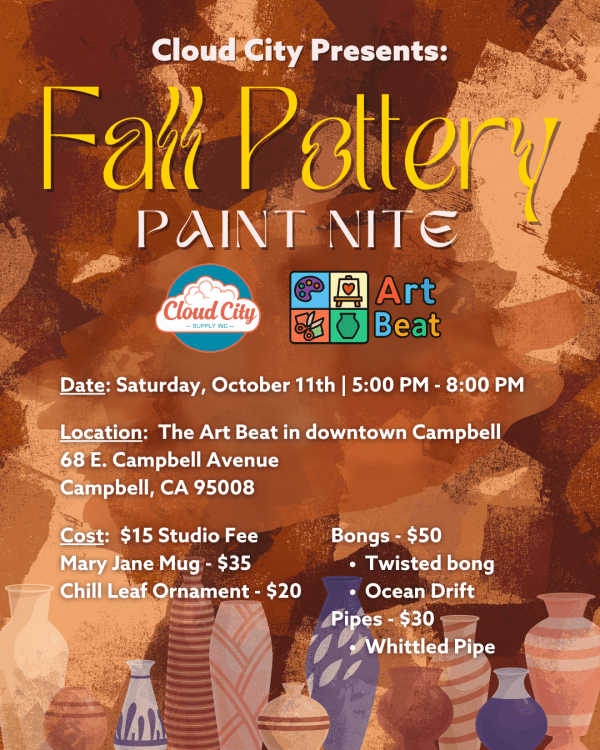 Fall Pottery Paint Nite 1