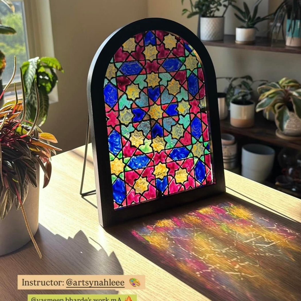 Stained Glass Geometry: An Art Workshop Inspired by Islamic Design 1
