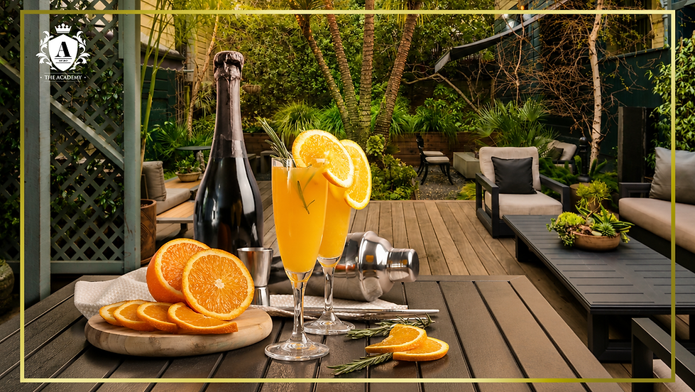 Mimosas In The Garden