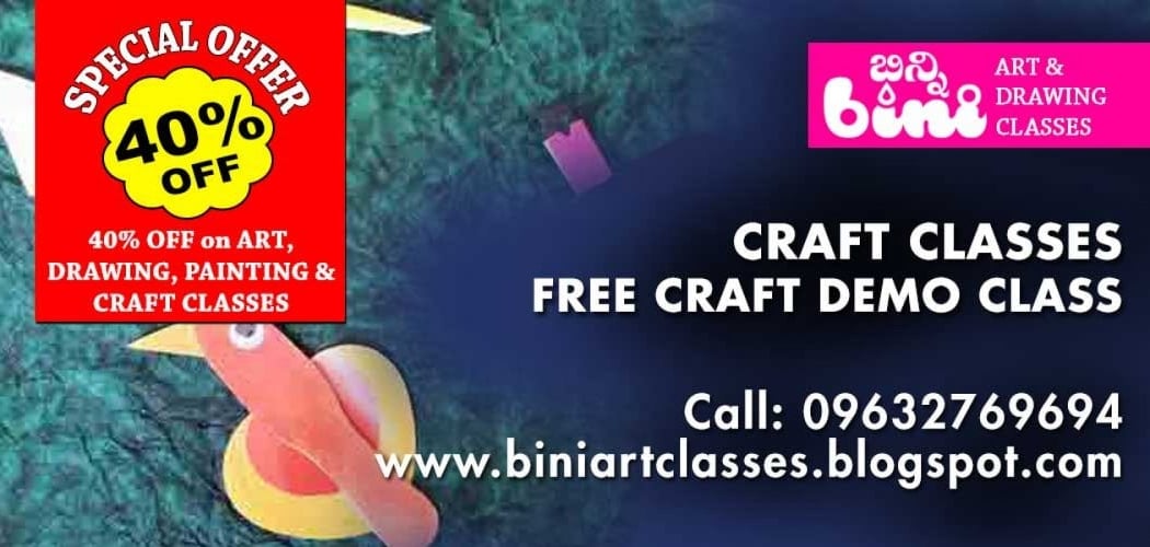 Craft Classes - FREE CRAFT DEMO CLASS 1