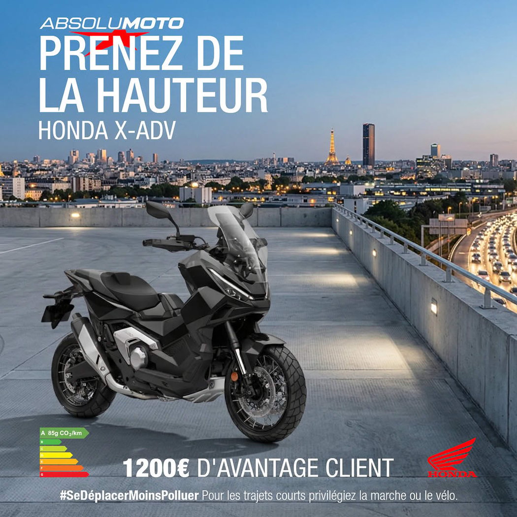 Prenez de la hauteur avec le X-ADV chez Absolu Moto 1