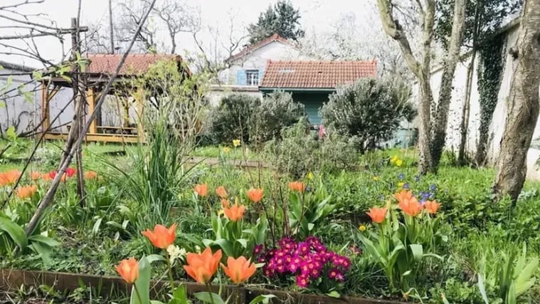 Visite du jardin et atelier nichoir 1