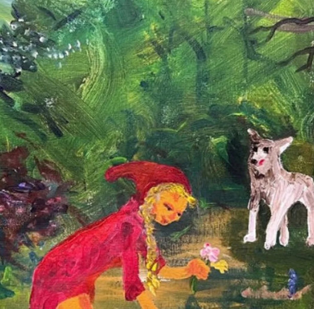 Im Märchen versteckt - Malen in der Bibliothek 1