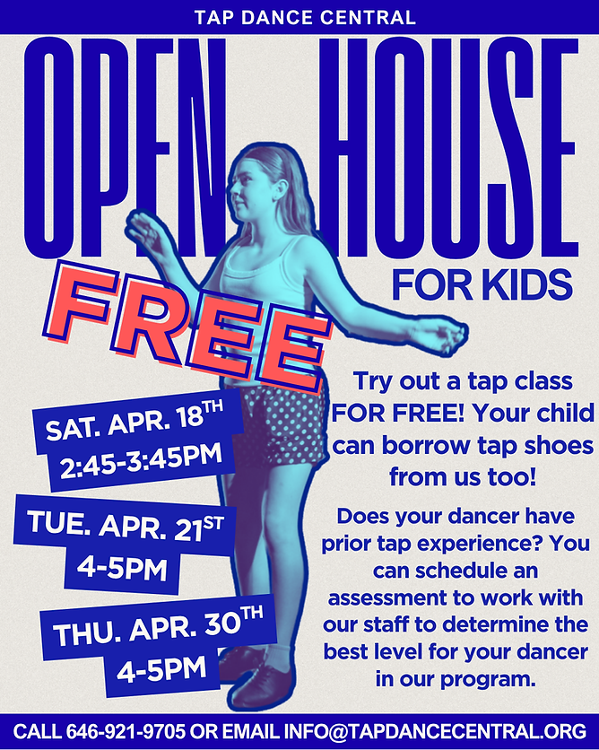 Open House: Free Tap Class for Kids 1