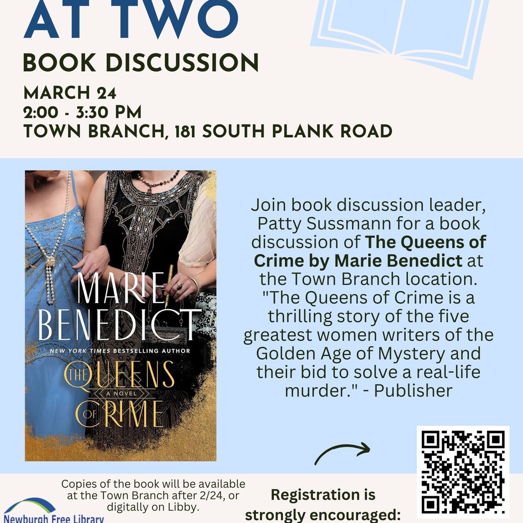 Tuesday At Two Book Discussion: The Queens of Crime 1