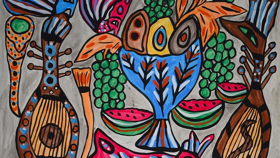 Exposition - Et tout devient couleur : les natures mortes de Baya Mahieddine 1