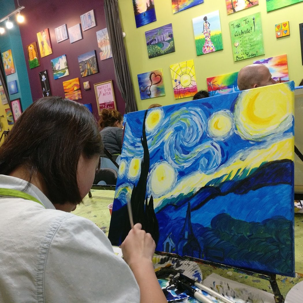 Sunflower Starry Night 1
