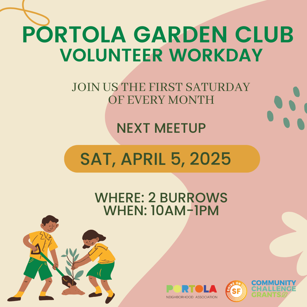 Portola Garden Club: First Saturdays Work Party