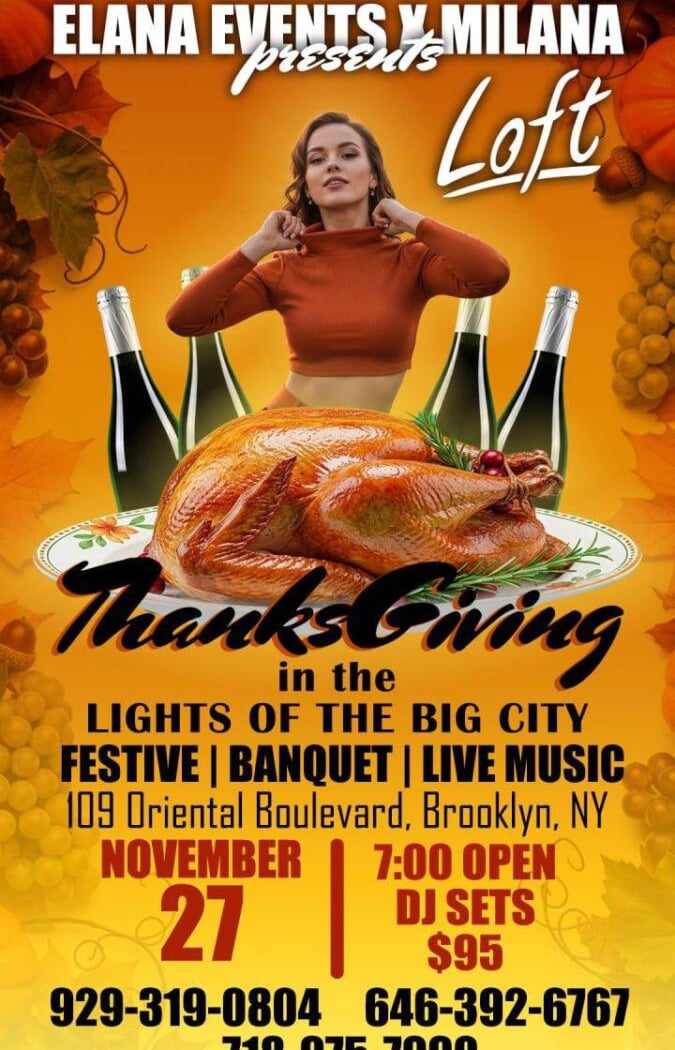 Thanksgiving, Elena Events & Milana 1